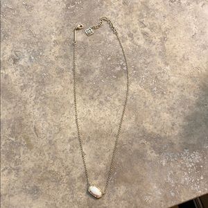 Kendra Scott Elisa White Opal Necklace
